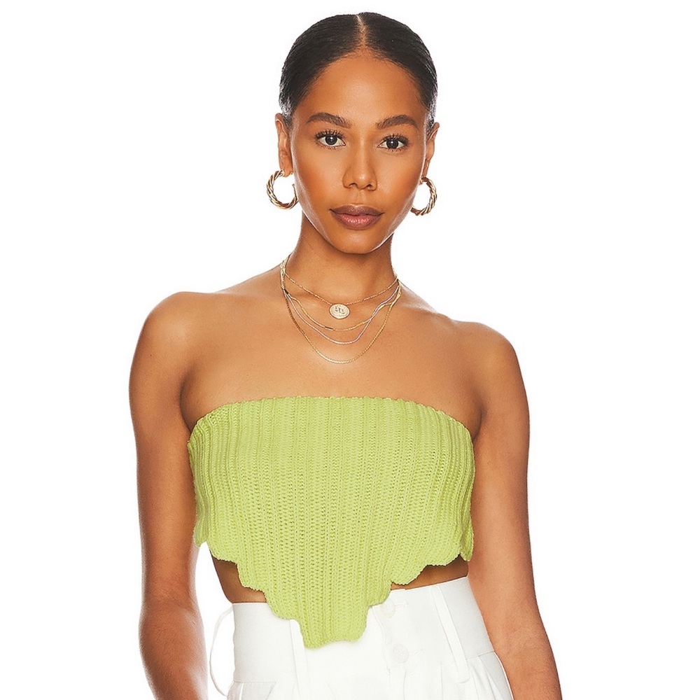 NWT | REVOLVE - MORE TO COME | SIMA STRAPLESS CROP TOP